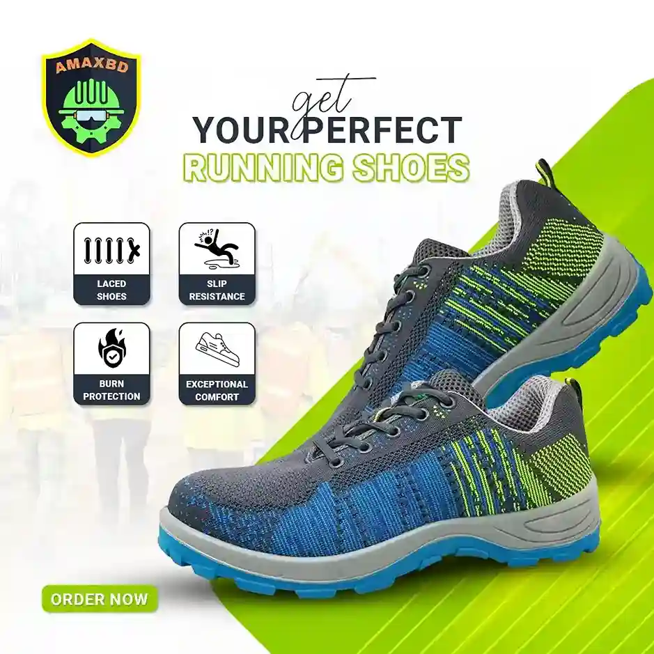 Runner Safety Shoe, Protective Footwear