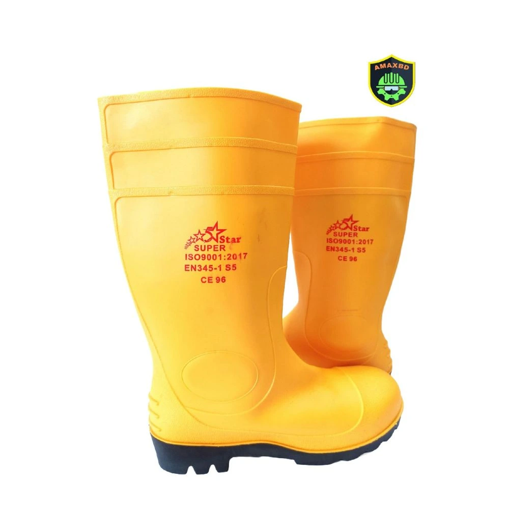 yellow star super gumboot