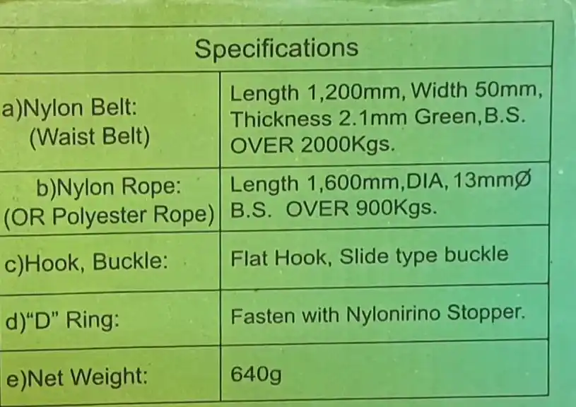 Raider Max Industrial Safety Belt Image-2